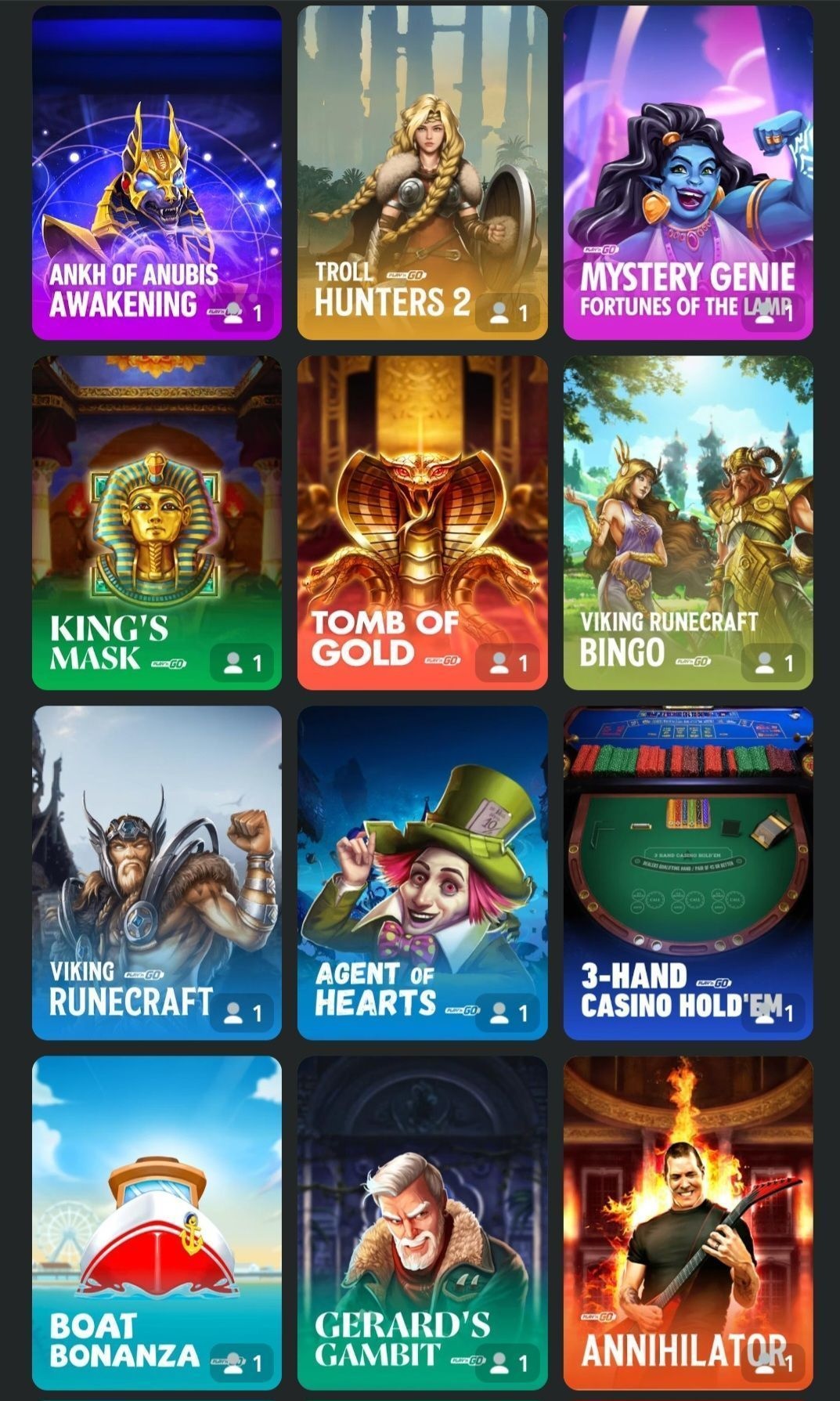 CostaBingo game